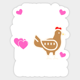 JUST A GRANDPA WHO LOVES CHICKENS | Funny Chicken Quote | Farming Hobby Sticker